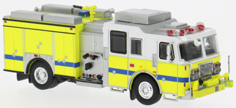 2013 Seagrave Attacker Fire Truck in Yellow and White - 0847