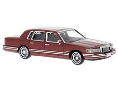 PCX87 #0909 - 1991 Lincoln Town Car in Metallic Dark Red