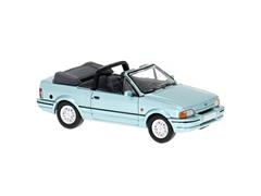 PCX87 #1576 - 1986 Ford Escort MK IV Convertible in Metallic Turquoise with Black Interior