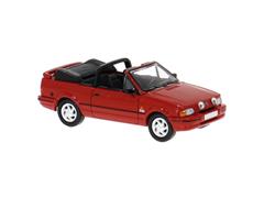 PCX87 #1579 - 1986 Ford Escort MK IV Convertible in Red with Black Interior