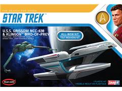 957M - Polar Lights Star Trek USS Grissom and Klingon Bird
