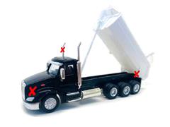 006600BK-X - Promotex Peterbilt 579 Dump Truck