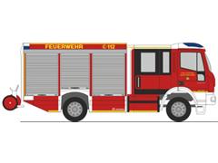 68164 - Rietze Fire Service Magirus HLF