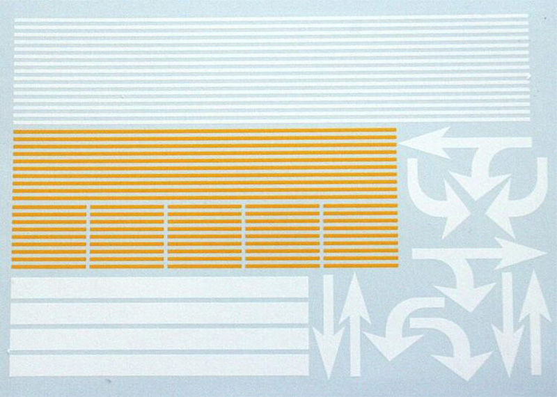 Modern Road Markings - Stripes and Arrows - RSD-001