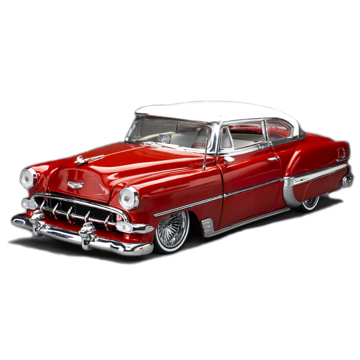 1954 Chevrolet Bel Air Hard Top Coupe Lowrider in Red - SS-1722