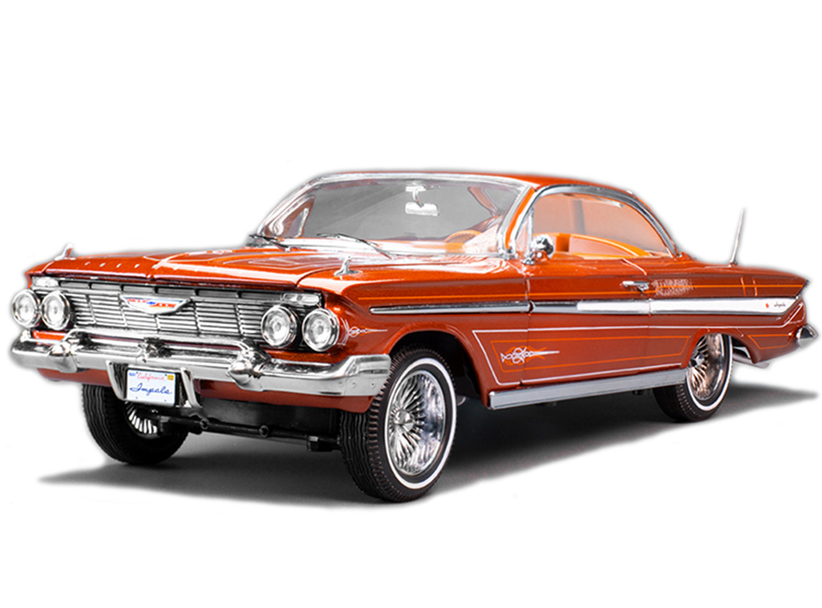 1961 Chevrolet Impala Hard Top Lowrider in Orange - SS-2113