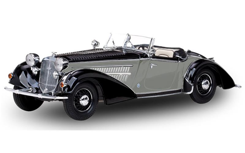 1939 Horch 855 Roadster in Black and Silver - SS-2410
