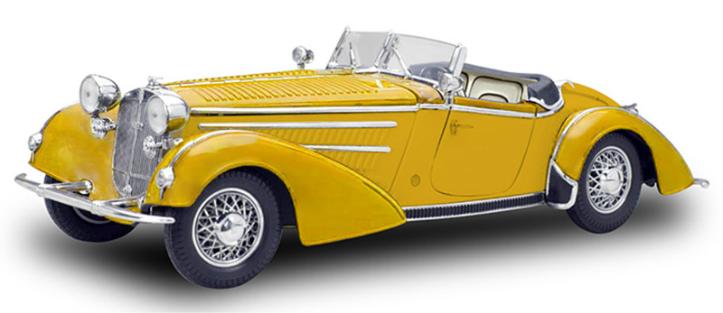 1939 Horch 855 Roadster in Gold - SS-2411