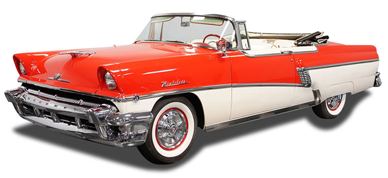 1956 Mercury Montclair Open Convertible in Carousel Red and