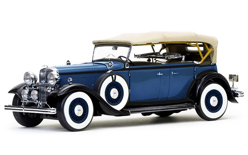 1932 Ford Lincoln KB with Top Up in Dido Blue - SS-6169
