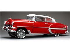 SUNSTAR #SS-1722 - 1954 Chevrolet Bel Air Hard Top Coupe Lowrider in Red