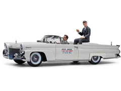 SUNSTAR #SS-4707 - Grand Marshal John F Kennedy - 1958 Lincoln Continental MKIII Open Convertible in White - Oregon 1960