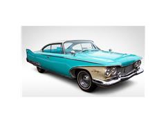 SUNSTAR #SS-5425 - 1960 Plymouth Fury Hard Top in Oyster White and Sky Blue