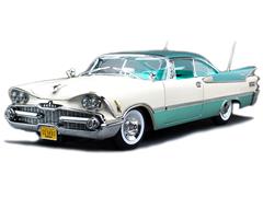 SUNSTAR #SS-5493 - 1960 Dodge Custom Royal Lancer in Jade Metallic and Cream