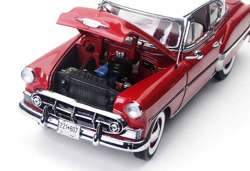 Chevrolet Bel Air Hardtop Coupe 1953 Rouge Blanc Modèle Auto