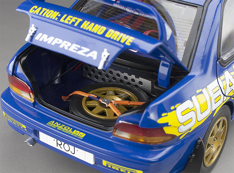 Subaru Impreza WRC 8 Rallye de Nouvelle Zélande 1997 Bourne - Vincent