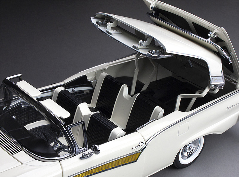 1957 Ford Fairlane 500 Skyline in Colonial White - SS-1346