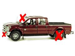 SWORD #1200-RHD-VB-X - Ford F250 Crew Cab Pickup Truck with Short Bed RHD in Burgandy