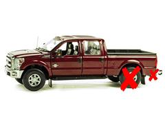 SWORD #1200-RHD-VB-X1 - Ford F250 Crew Cab Pickup Truck with Short Bed RHD in Burgandy