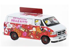 G-TL032-HK - Tarmac Works 50th Anniversary Hello Kitty Dodge