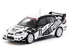 TARMAC WORKS #T64-021-00ST11 - #11 N Akihiko K Takayuki Puma - Mitsubishi Lancer Evo VI TME - Super Taikyu 2000