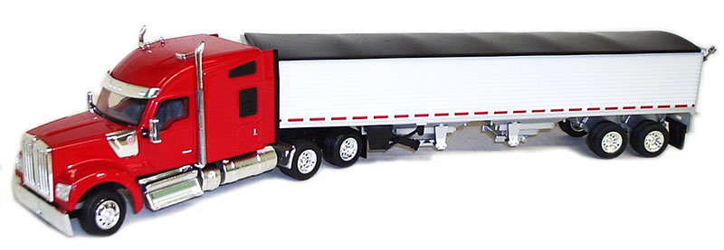 Diecast replica of Carlile Transportation Systems Kenworth W900, DCP 32241 - a photo on
