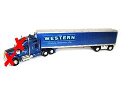 TONKIN #SC1096-X3 - Western Distributing - Kenworth W990 Sleeper with 53 Refrigerated Trailer