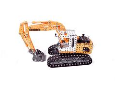 10100 - Tronico Liebherr 360 Excavator Metal Construction Kit Made