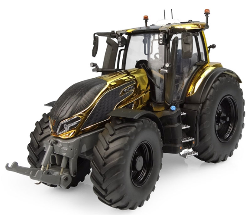 Modèle Réduit De Tracteur Valtra Q305 à L'échelle 1:32 - Universal Hobbies, Vert Métallisé, Référence UH6477 (2018) - Neuf