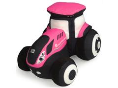 K1157 - Universal Hobbies New Holland T7 Pink Tractor Plush Toy