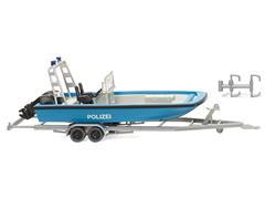 009545 - Wiking Model Police MZB 72 Multi Purpose Boat Lehmar