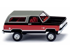 WIKING #011104 - 1975-76 Chevrolet K5 Blazer in Black Red and Grey