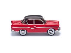 WIKING #018001 - Borgward Arabella Carmine in Red with Black roof