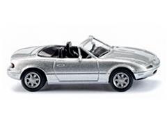 WIKING #018807 - 1989-90 Mazda MX5 Convertible in Metallic Silverstone