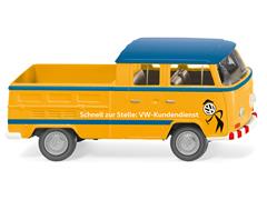 031403 - Wiking Model Volkswagen Kundenienst Volkswagen T2 Double Cab High