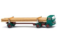 039012 - Wiking Model 1965 Mercedes Benz LPS 1317 Timber Transporter