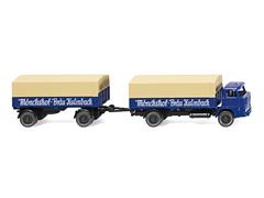 041701 - Wiking Model Monchshof Brau Kulmbach 1961 Henschel Flatbed Truck