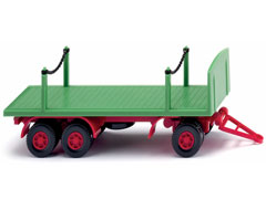 WIKING #044703 - 1962-78 Stanchion Flatbed Trailer in May Green