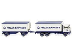 045704 - Wiking Model Polar Express Volvo F88 Refrigerated Road Train