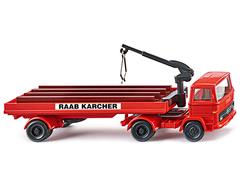 050207 - Wiking Model Raab Karcher Mercedes Benz Day Cab and