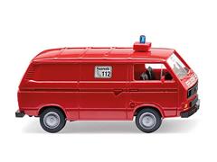 060133 - Wiking Model Fire Service 1981 92 Volkswagen T3 Van