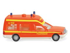 060701 - Wiking Model Fire Brigade 1984 Mercedes Benz Ambulance High