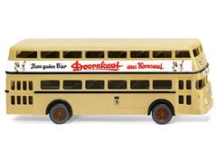 072204 - Wiking Model Doornkaat Bussing D2U Double Decker Bus