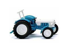 WIKING #087105 - Eicher King Tiger Tractor in Light Blue and White