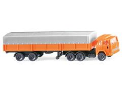 095611 - Wiking Model DB Magirus Flatbed Tractor Trailer