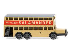 097303 - Wiking Model Salamander 1938 Berlin D38 Double Decker Bus