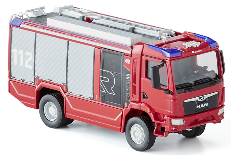 バウマン P.S.P. Remorque MEILEIRWAGEN 1/35 Fire Service - MAN TGM Rosenbauer AT Fire Truck - 043196