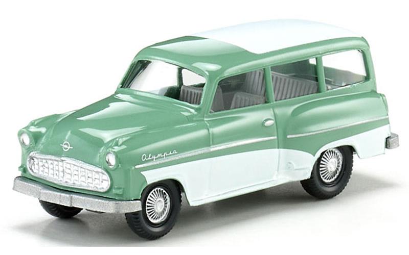 1956 Opel Caravan in Mint Green with White Roof - 085006