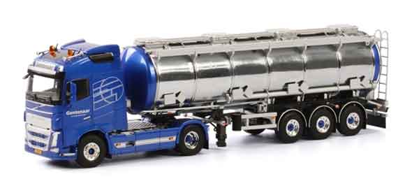 Gentenaar Transport - Volvo FH4 GL XL with a 3-Axle Tanker Trailer