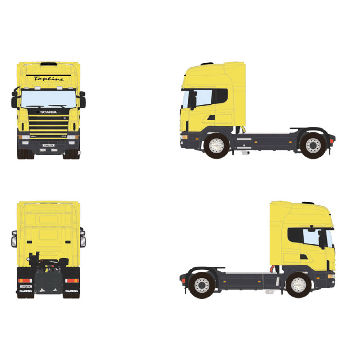 Scania 4 Series Topline 4x2 - Cab Only - 04-2257